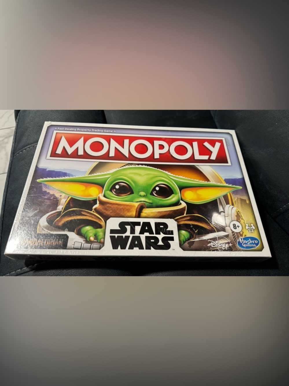 Hasbro Monopoly Star Wars The Mandalorian "The Child" Board Game - Green